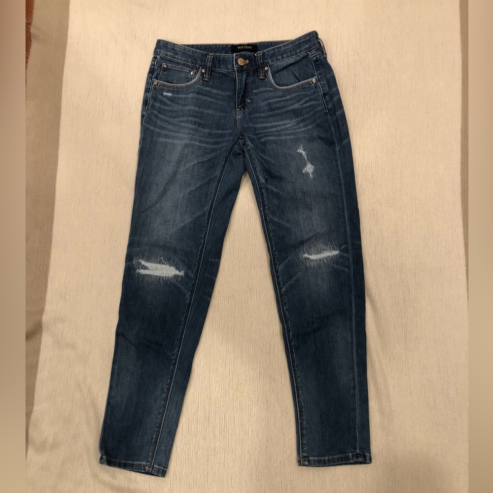White House / Black Market Girlfriend Jeans, Size 0